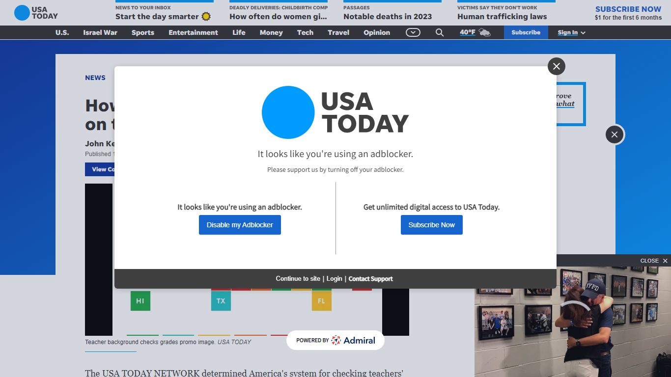 How USA TODAY graded the states on teacher background checks